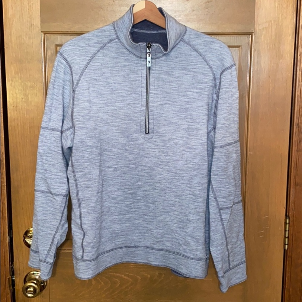 Tommy Bahama 1/4 Zip Reversible Golf Pullover